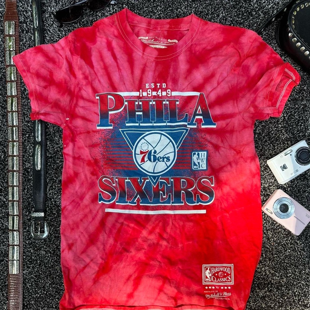 PacSun Red and Blue Basketball Jersey